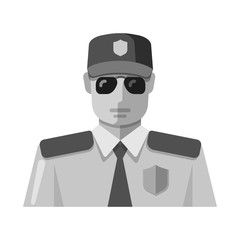 Vector illustration of virus and secure sign. Set of virus and cyber stock symbol for web.