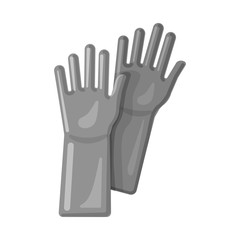 Vector design of cleaning and service sign. Collection of cleaning and household stock symbol for web.