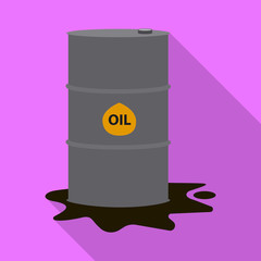Vector illustration of oil and gas symbol. Collection of oil and petrol stock vector illustration.