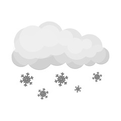 Vector illustration of weather and climate symbol. Collection of weather and cloud stock symbol for web.