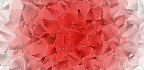 Abstract Low-Poly triangular modern background