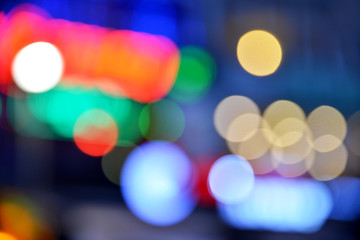 abstract lights bokeh background