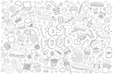 Fast food elements.
