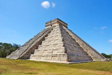 Chichen Itza - a large pre-Columbian city built by the Maya people 
