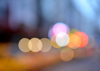 abstract lights bokeh background