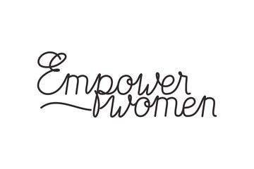 empower women isolated icon