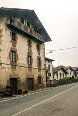 Fototapeta na wymiar Houses in the Camino de Santiago