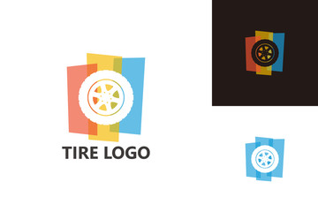 Tire Logo Template Design Vector, Emblem, Design Concept, Creative Symbol, Icon