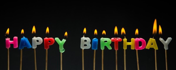 Happy Birthday Candles