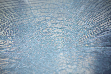 Cracked glass texture background.