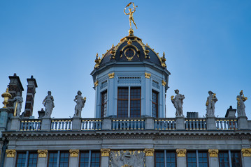Roy d'Espagne building on Grand Place in Brussels, Belguim
