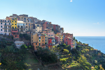 View of Corniglia. Cinque Terre. Italy