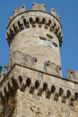 Fototapeta premium Palace of the Great Masters, Rhodes Island, Greece
