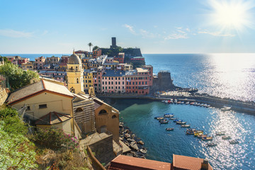 Fototapeta na wymiar View of Vernazza . Cinque Terre. Italy