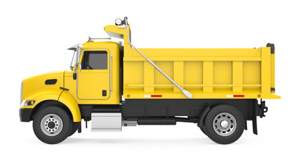 Tipper Dump Truck Isolated