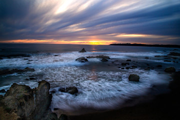 Obraz premium Pacific Ocean Sunset