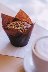 morning muffin and coffee
