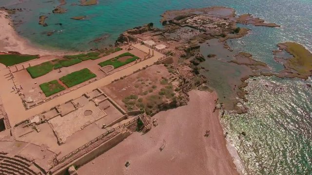 Atlit is an ancient port on the Mediterranean coast of Israel