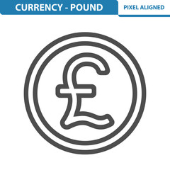 Currency - Pound Icon