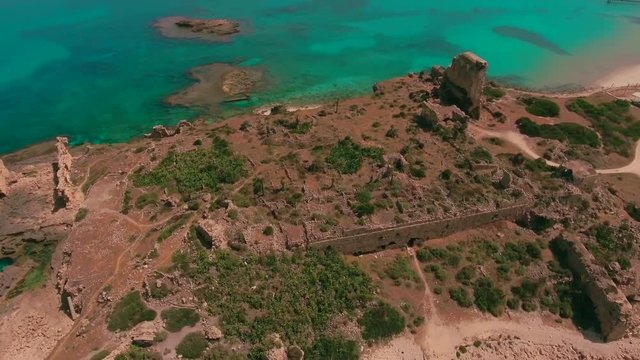 Atlit is an ancient port on the Mediterranean coast of Israel