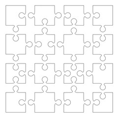 puzzles vector icons