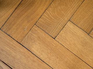 Nahaufnahme von altem Parkett