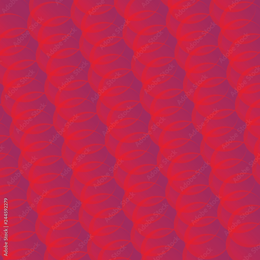 Poster red pattern circle abstract wave modern design