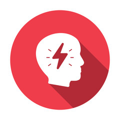 Manage stress icon symbol. Isolated vector illustration of icon sign concept for your web site mobile app logo UI design. Vector illustration