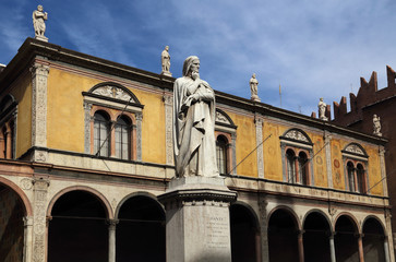 Piazza dei Signori in Verona, Italy
