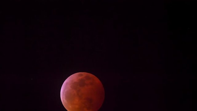 Total lunar eclipse causes a very rare Super Blood Wolf Moon