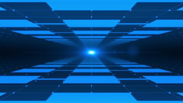 Blue Tech Line Background Grid
