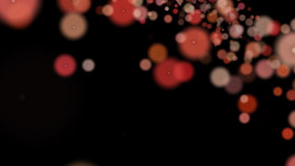 Background of multi-colored circles. Abstract background pattern.