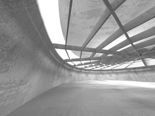 Concrete architecture background. Abstract empty dark room