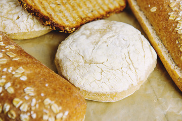 bread on parchment