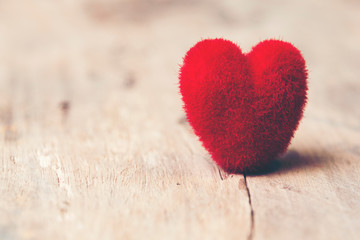 Fototapeta premium background with red hearts, place for text, Valentine's Day