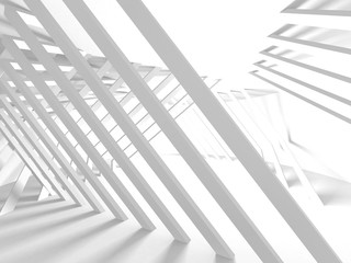 Obraz premium White Architecture Construction Modern Interior Background