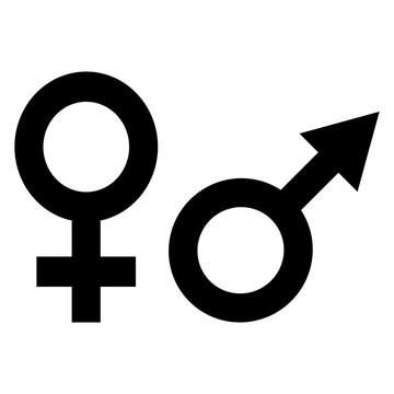 Gender symbol vector