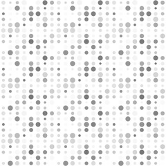 Seamless abstract pattern background with a variety of colored circles.