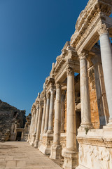 Ruins of ancient Hierapolis city