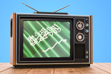 Saudi Arabia Television concept, 3D rendering
