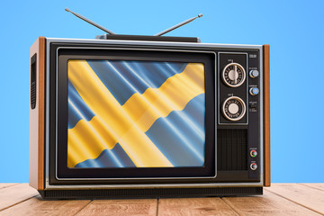 Swedish Television concept, 3D rendering
