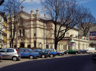 Krakow, Poland, Tempel Synagogue in Jewish Kazimierz district in Krakow