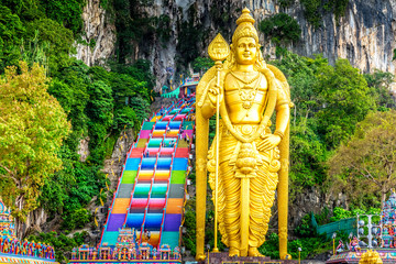 Naklejka premium Batu Caves, Kuala Lumpur