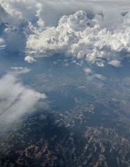 blue sky with clouds