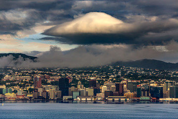New Zealand, North Island. Wellington, the capital city. The Waterfront © WitR