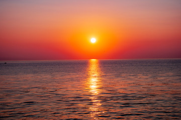 Colorful Santa Cruz sunrise