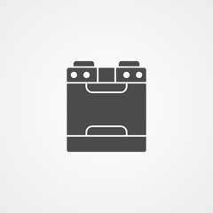 Stove vector icon sign symbol