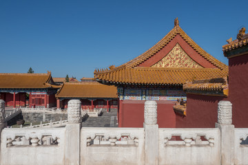 Beijing, China, August 2018, the forbidden city