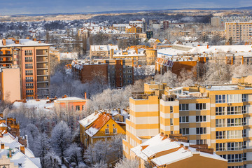 Winter view of the city