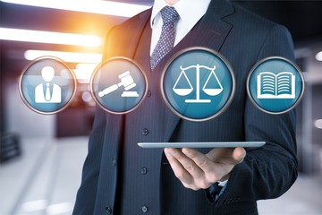 Lawsuit legal technology attorney authority barrister business